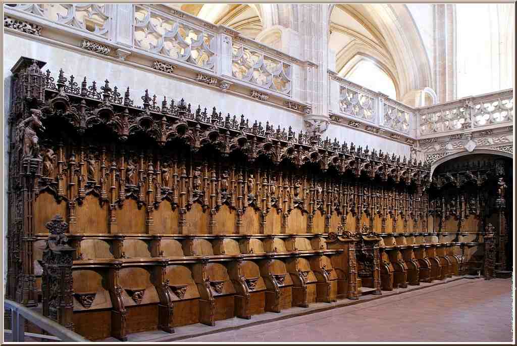 stalles, eglise, de, brou